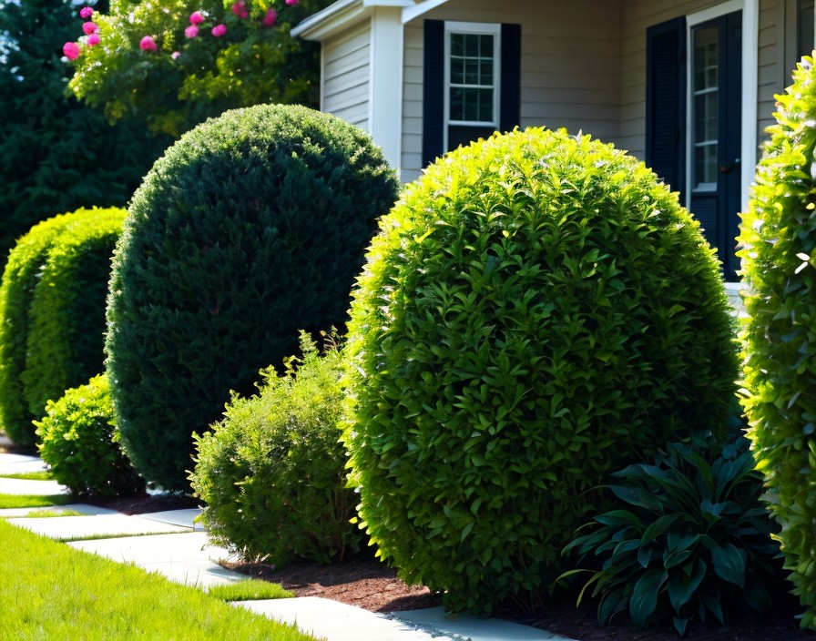 Bushes In Front Of House Ideas